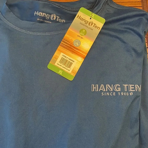 Hang Ten Men's Long Sleeve Sun Tee - Picture 4 of 5